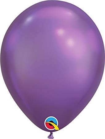 balon chrome fioletowy