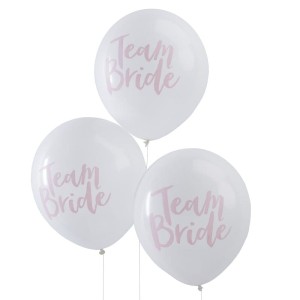balon nadruk Team Bride