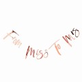 girlanda napis miss to mrs