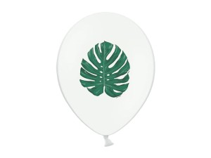balon nadruk liść