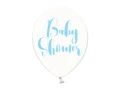 balon nadruk baby shower niebieski jasny