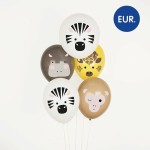  zestaw balonów Mini Safari - 5 sztuk
