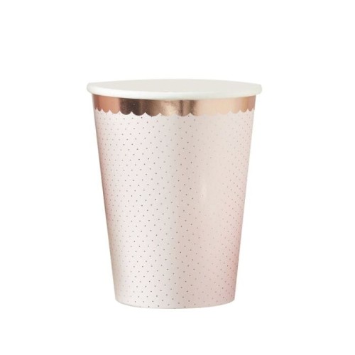 kubeczki floral - 8 sztuk