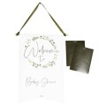 baner personalizowane powitanie na baby shower
