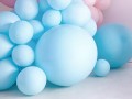 balon okrągły niebieski jasny pastel 60cm