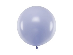 balon okrągły fioletowy pastel 60cm