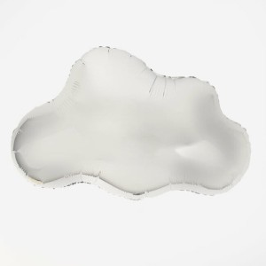 balon chmura srebrny