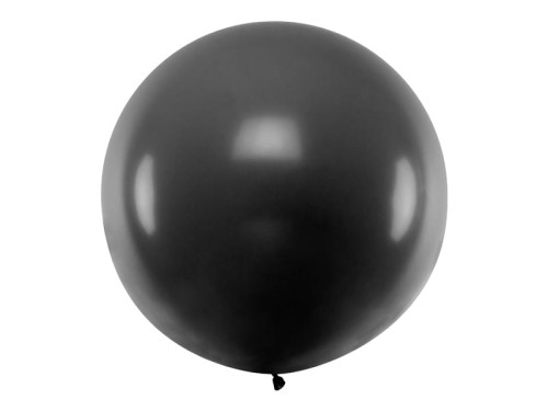 balon okrągły czarny 80cm
