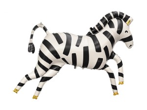 balon zebra