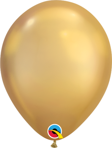 balon klasyczny złoty chrome