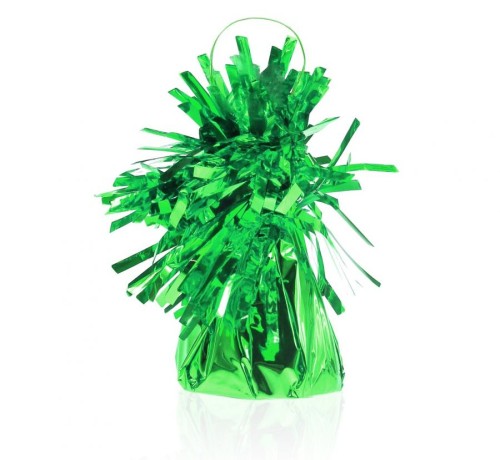 obciążnik do balonów zielony