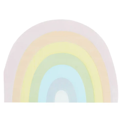 serwetki pastelowa tęcza - 16 sztuk