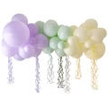 girlanda balonowa pastel