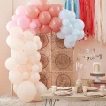 girlanda balonowa beżowy pastel