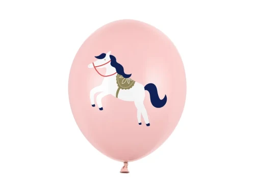 balon nadruk koń