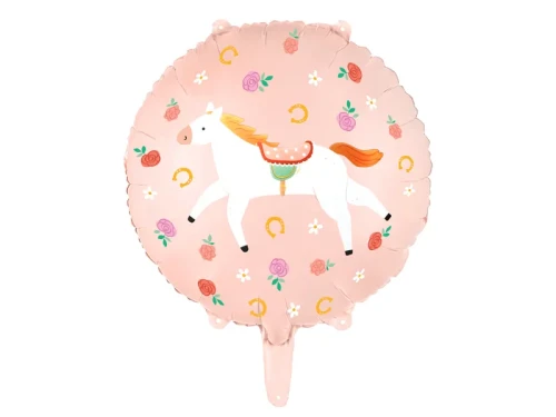 balon koń pomarańczowy