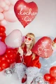 balon serce kocham cię czerwony