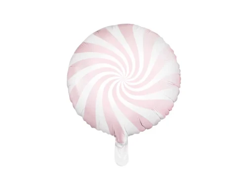 balon koło cukierek różowy