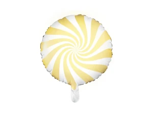 balon koło cukierek żółty