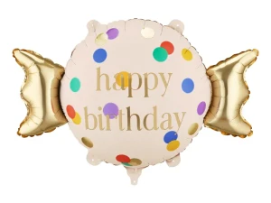 balon cukierek happy birthday