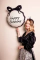 balon elegancki happy birthday