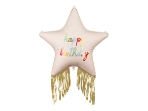 balon gwiazdka happy birthday