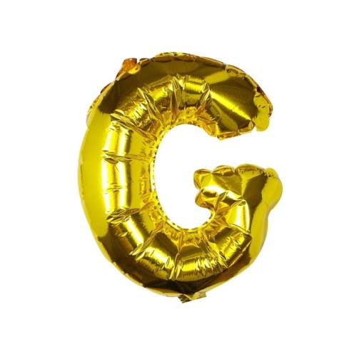 balon foliowy litera G złoty 