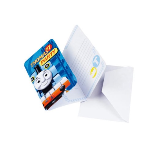 Zaproszenia Tomek i przyjaciele - 6 sztuk