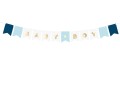 baner napis baby boy niebieski