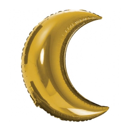 balon księżyc złoty mały