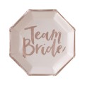 talerzyki team bride - 8 sztuk