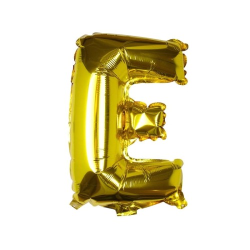 balon foliowy litera E złoty