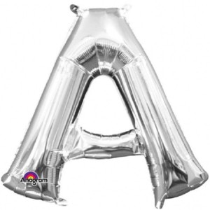 balon foliowy litera A srebrny