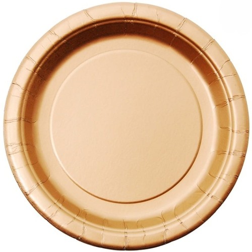 talerzyki złoty mat