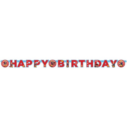 baner happy birthday Strażak Sam