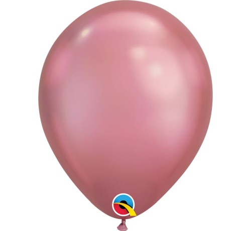 balon klasyczny różowy chrome