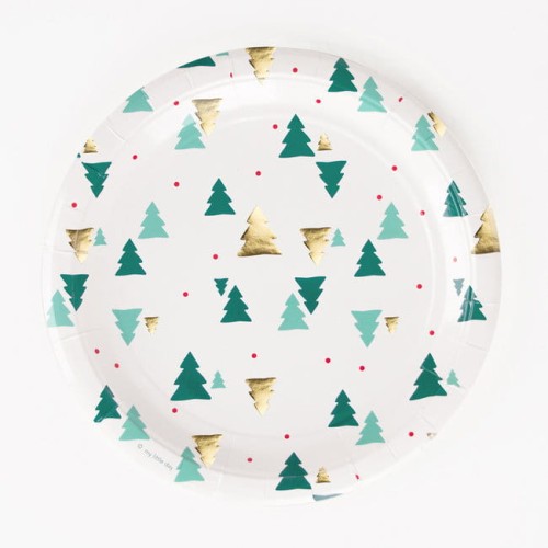 talerzyki choinki - 8 sztuk